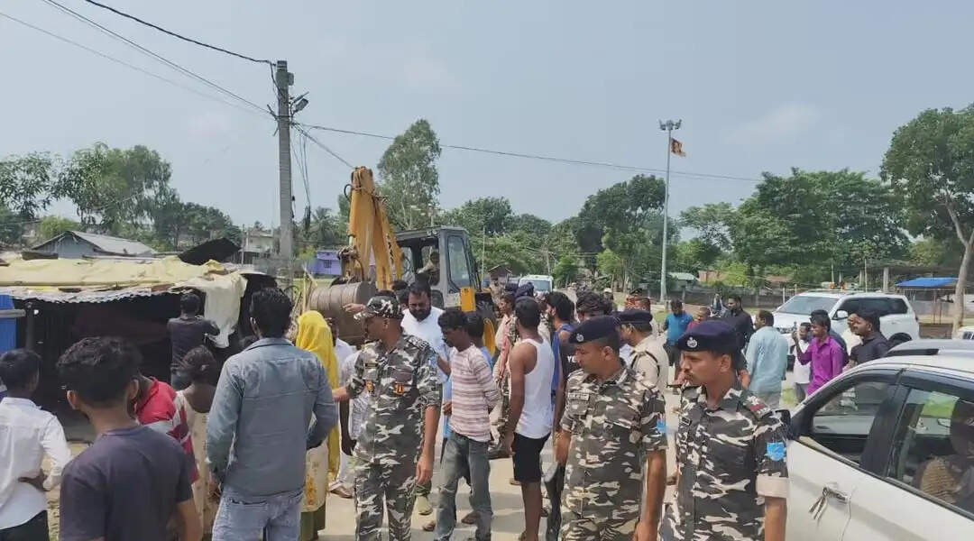 एसएसबी की आपत्ति के बाद सतना बीओपी मार्ग भी हुआ अतिक्रमण मुक्त