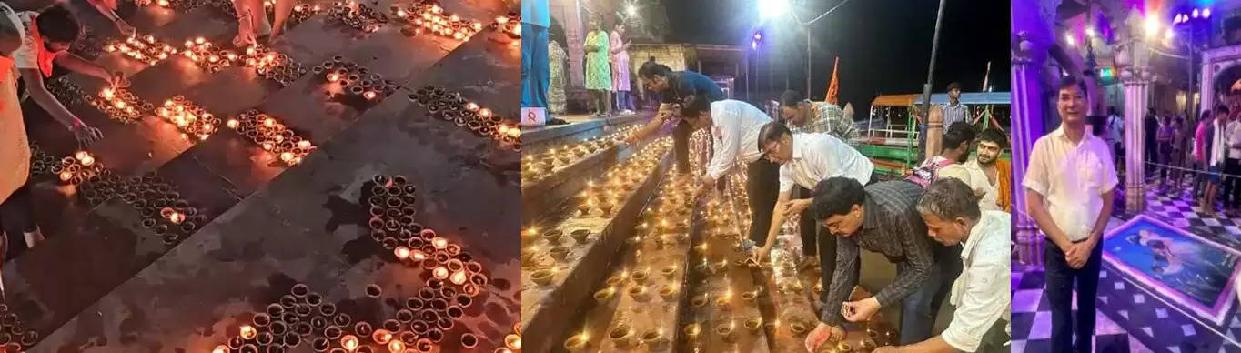 उत्तर प्रदेश ब्रज तीर्थ विकास परिषद की पहल, अर्द्धरात्रि में जगमगाये यमुना के घाट