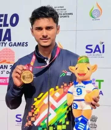 मुरादाबाद के मोहित पाल ने खेलो इंडिया में जीता गोल्ड