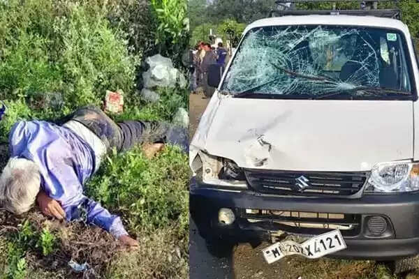 जबलपुर : राष्ट्रीय राजमार्ग पर स्कूल वैन ने बुजुर्ग को मारी टक्कर, मौत