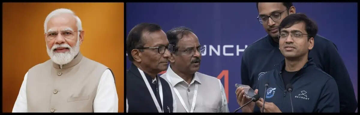 प्रधानमंत्री ने विक्रम-1 के सफल प्रक्षेपण के बाद स्काईरूट एयरोस्पेस के संस्थापकों से की बात, दी बधाई