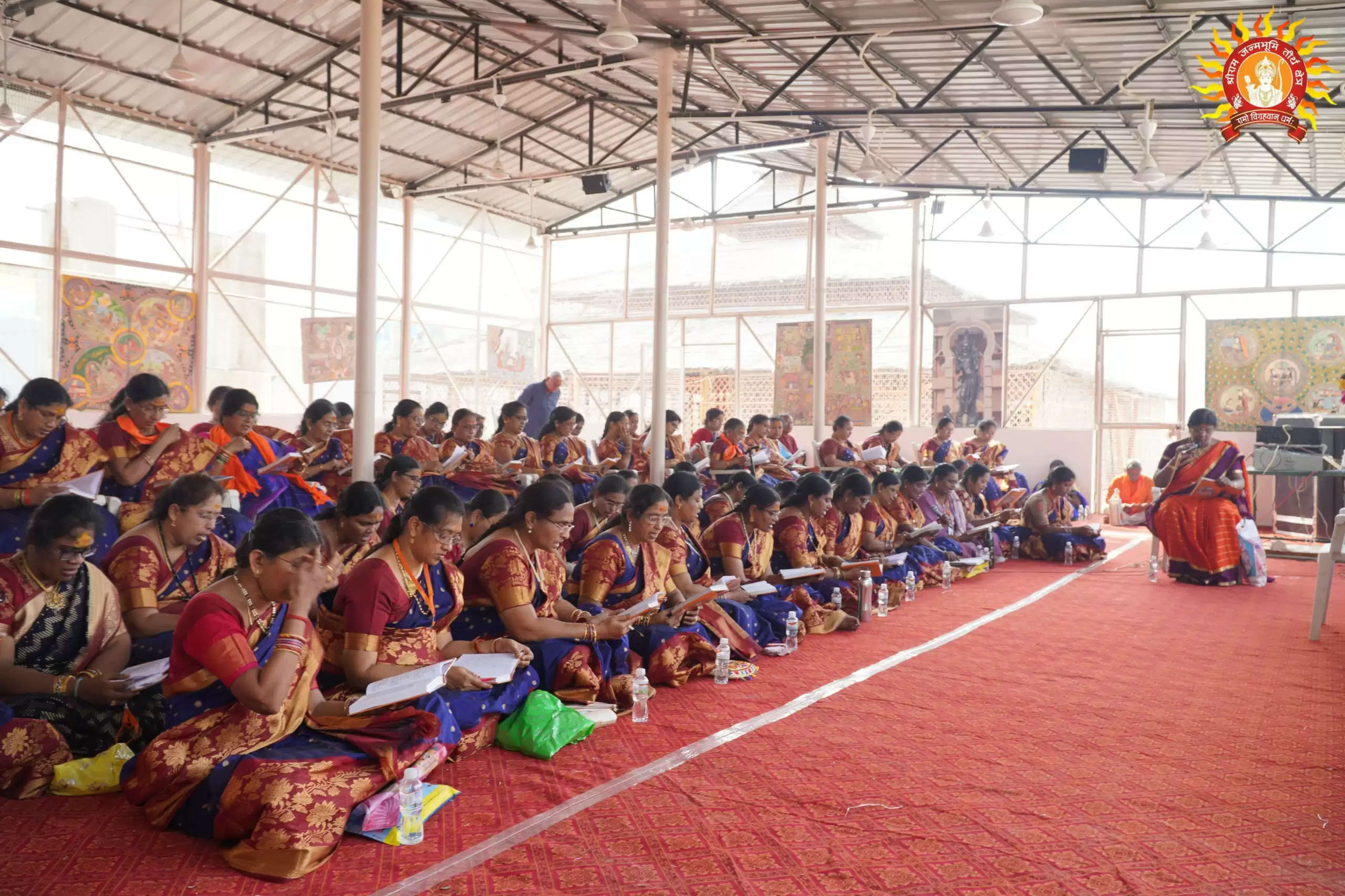 श्रीराम जन्मभूमि मन्दिर में तेलुगु भाषा में श्रीराम लला को सुनाया गया श्रीमन्नारायणीयम