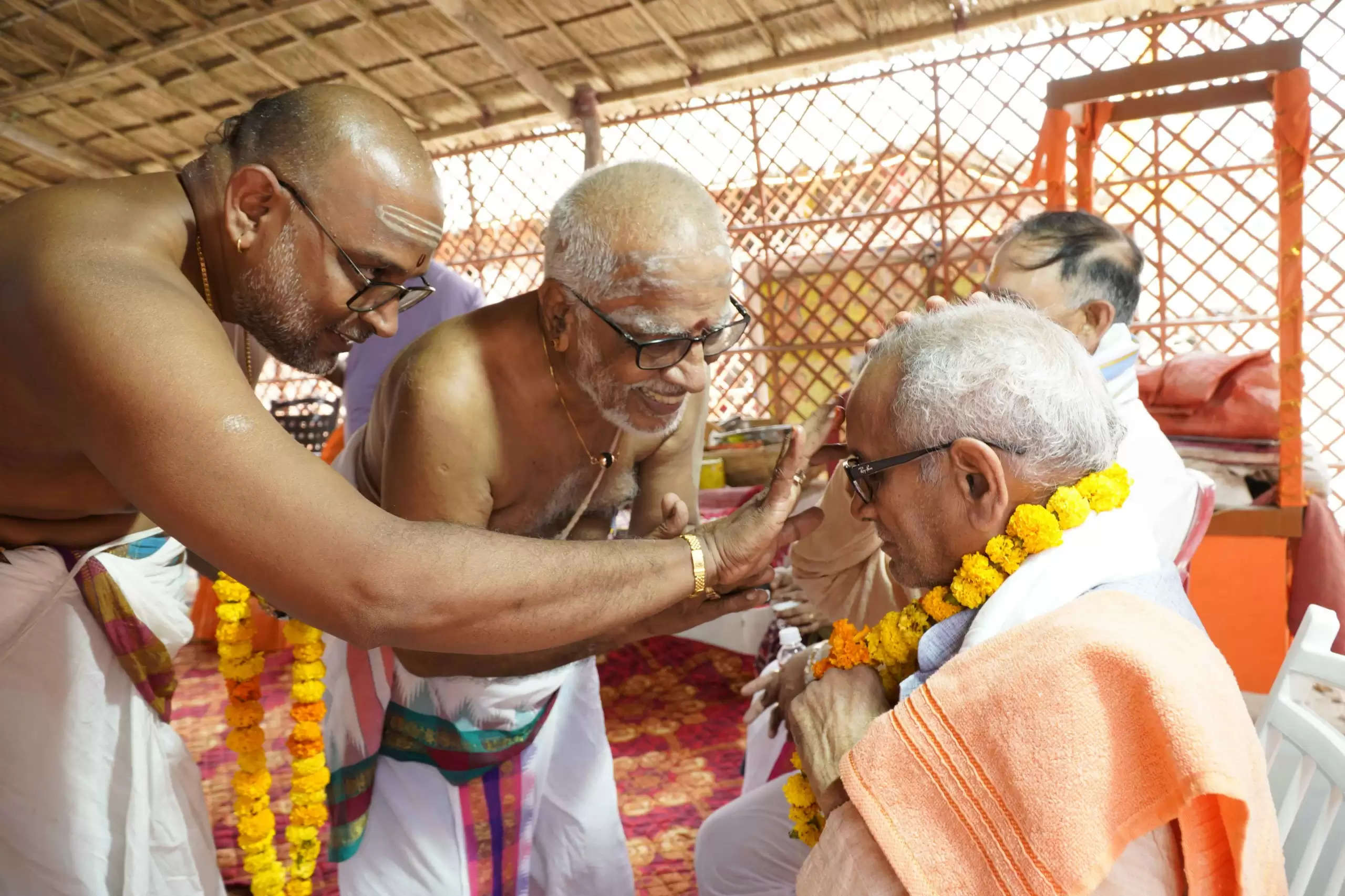 श्री राम जन्मभूमि में प्रांगण में हुआ 'जय प्रसन्न हनुमान' का वाचन