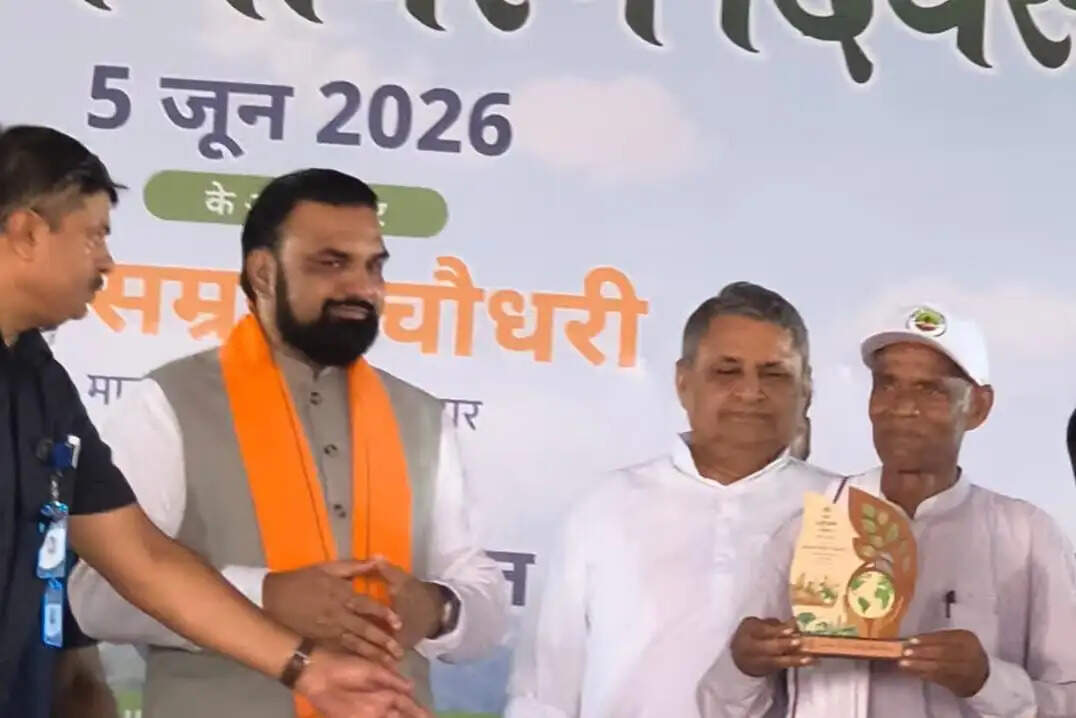 विश्व पर्यावरण दिवस पर वीरपुर के किसान भिखारी मेहता को राज्य स्तरीय सम्मान
