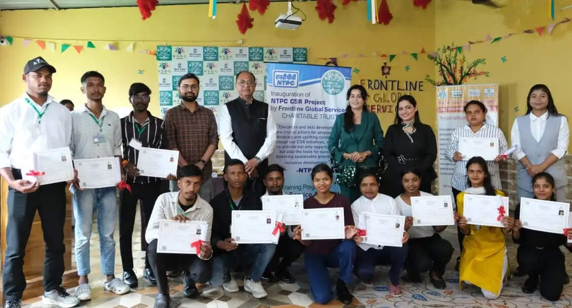 एनटीपीसी की पहल से प्रभावित परिवारों के 30 युवाओं ने पूरा किया कौशल प्रशिक्षण
