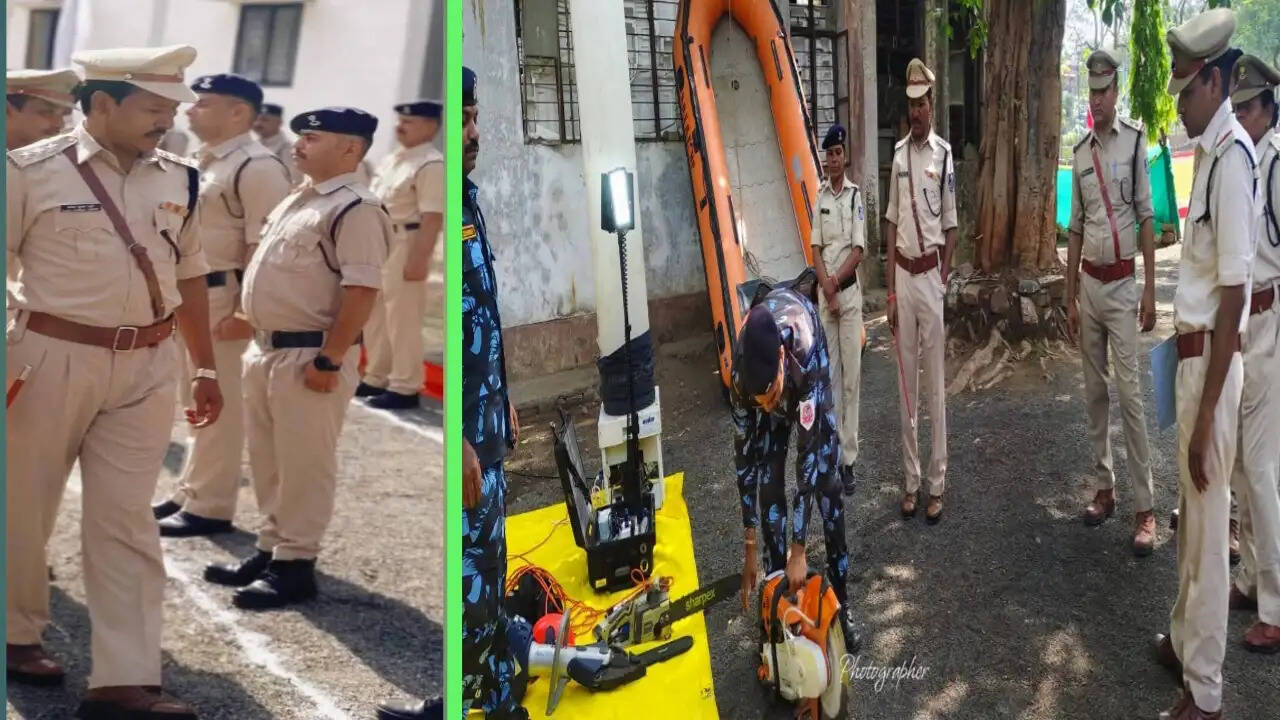सागर: होमगार्ड कमांडेंट ने किया कार्यालय का वार्षिक निरीक्षण, किट परेड में जवानों का टर्नआउट देख दिए निर्देश
