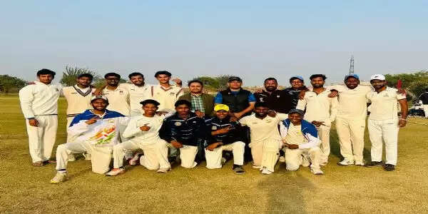 गुरु जंभेश्वर विवि मुरादाबाद की पुरुष क्रिकेट टीम ने जीएनडी विवि को 10 विकेट से हराया