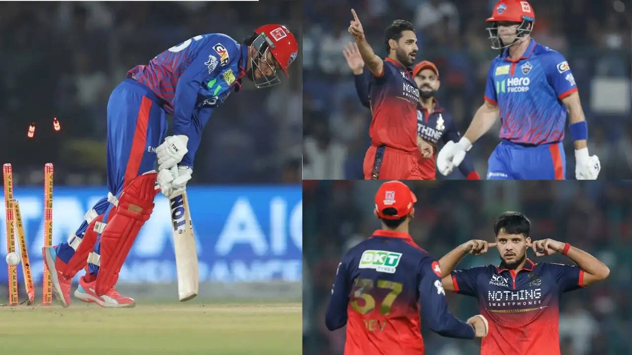 आईपीएल 2026 : हेजलवुड-भुवनेश्वर की घातक गेंदबाजी, आरसीबी ने दिल्ली को 9 विकेट से रौंदा