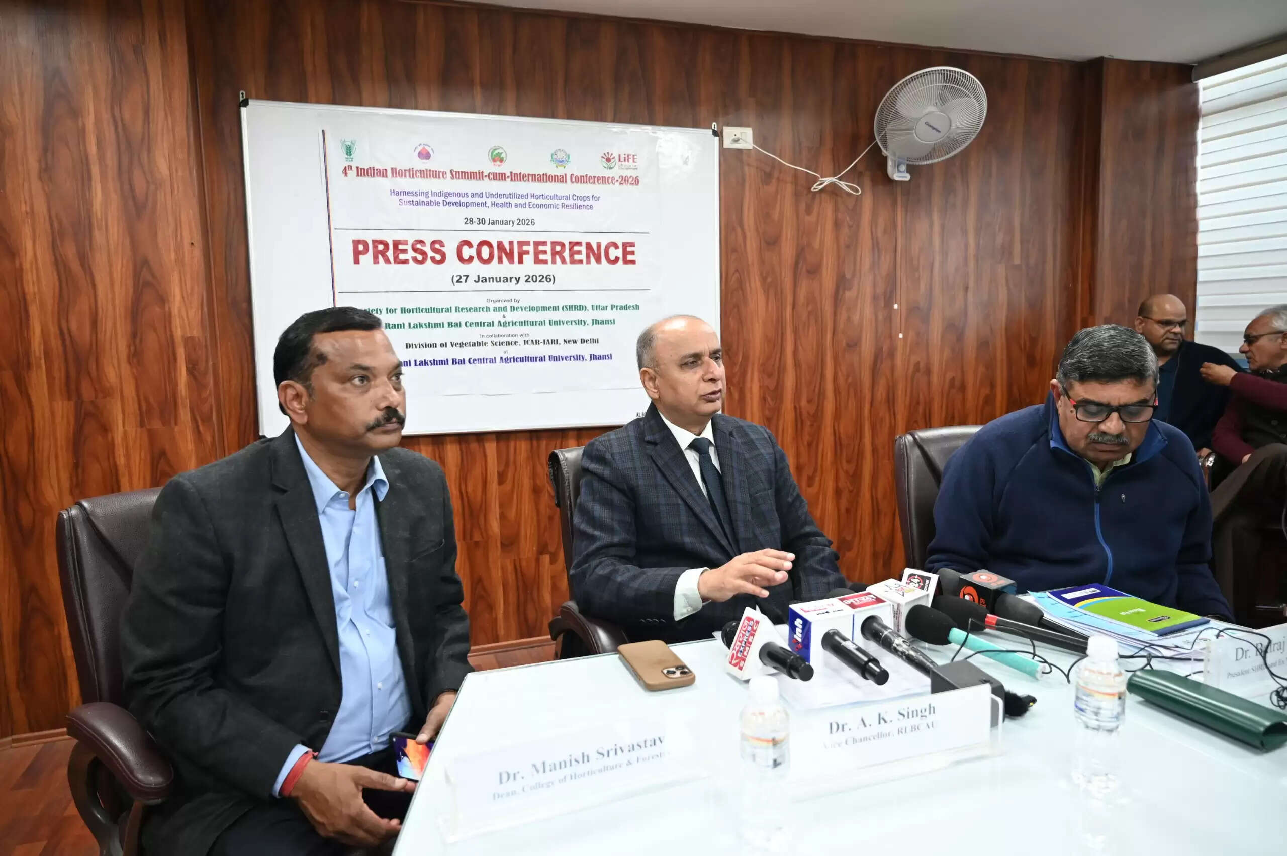 केंद्रीय कृषि विश्वविद्यालय में चौथा तीन दिवसीय अंतरराष्ट्रीय बागवानी शिखर सम्मेलन 28 जनवरी से