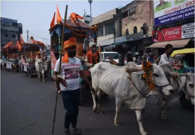 जोधपुर की महर्षि संदीपनी गौशाला से रामलला के लिए आया 600 किलो घी