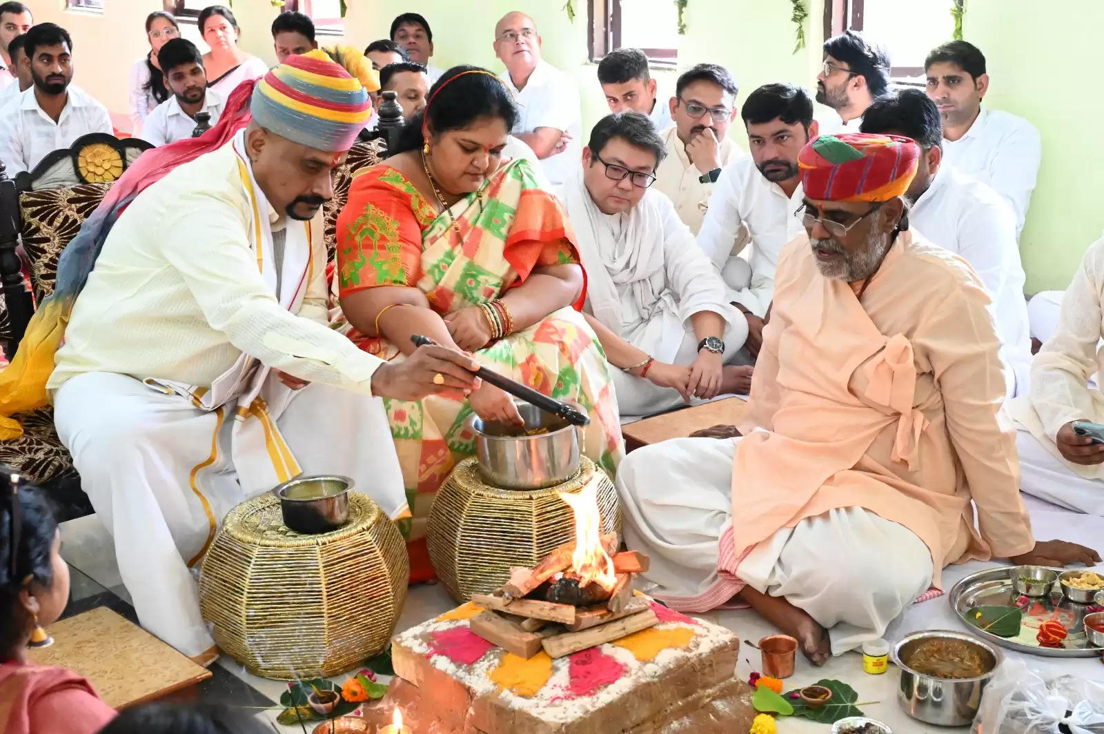 निफ्ट जोधपुर में वैदिक मंत्रोच्चार से मां सरस्वती की प्रतिमा हुई स्थापित