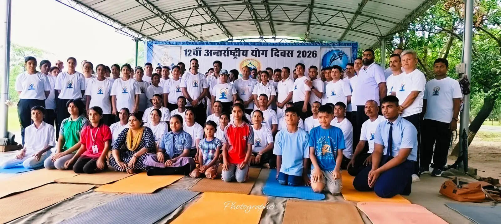 अंतरराष्ट्रीय योग दिवस पर एसएसबी 56वीं वाहिनी में योगाभ्यास, जवानों-ग्रामीणों ने लिया स्वस्थ जीवन का संकल्प