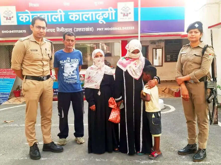लापता महिला और दो नाबालिग बच्चे रुद्रपुर से सकुशल बरामद