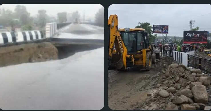 उत्तराखंड में नदियां चेतावनी स्तर से ऊपर,कई राजमार्ग मार्ग बाधित, केदारनाथ यात्रा रुकी