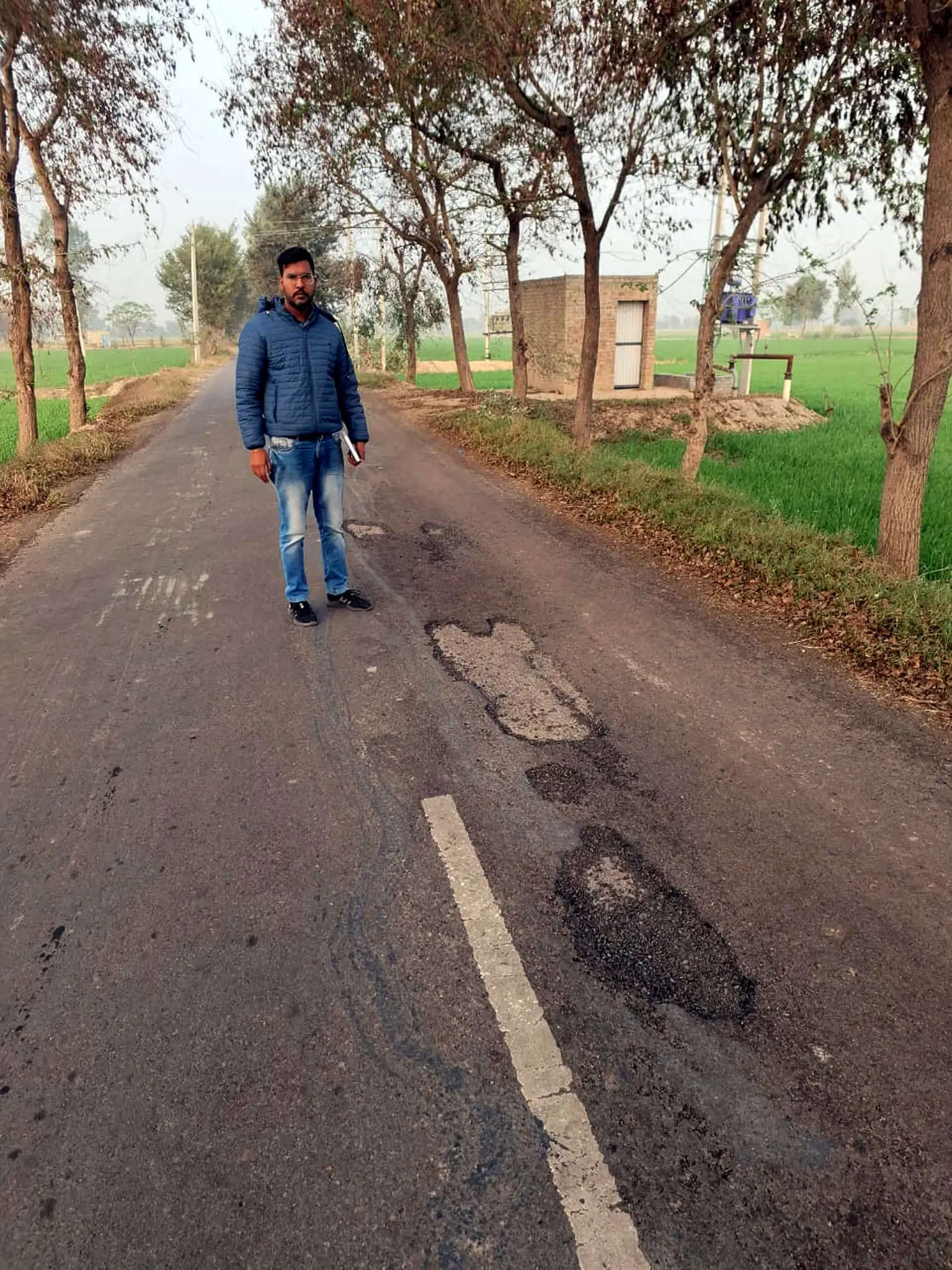 चेयरमैन के निरीक्षण के बाद हरकत में आया लोक निर्माण विभाग, दो दिन में मांगी रिपोर्ट