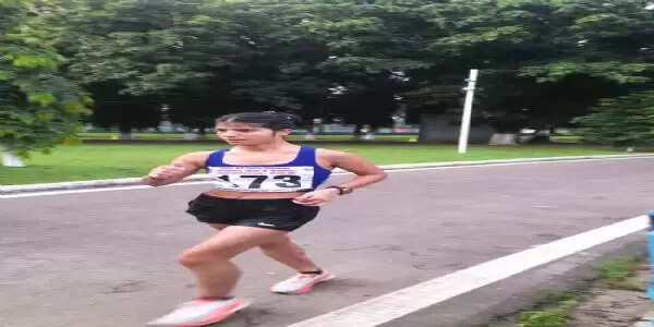 एनसीआर की महिला एथलेटिक का 35 किमी रेस वाक में द्वितीय स्थान