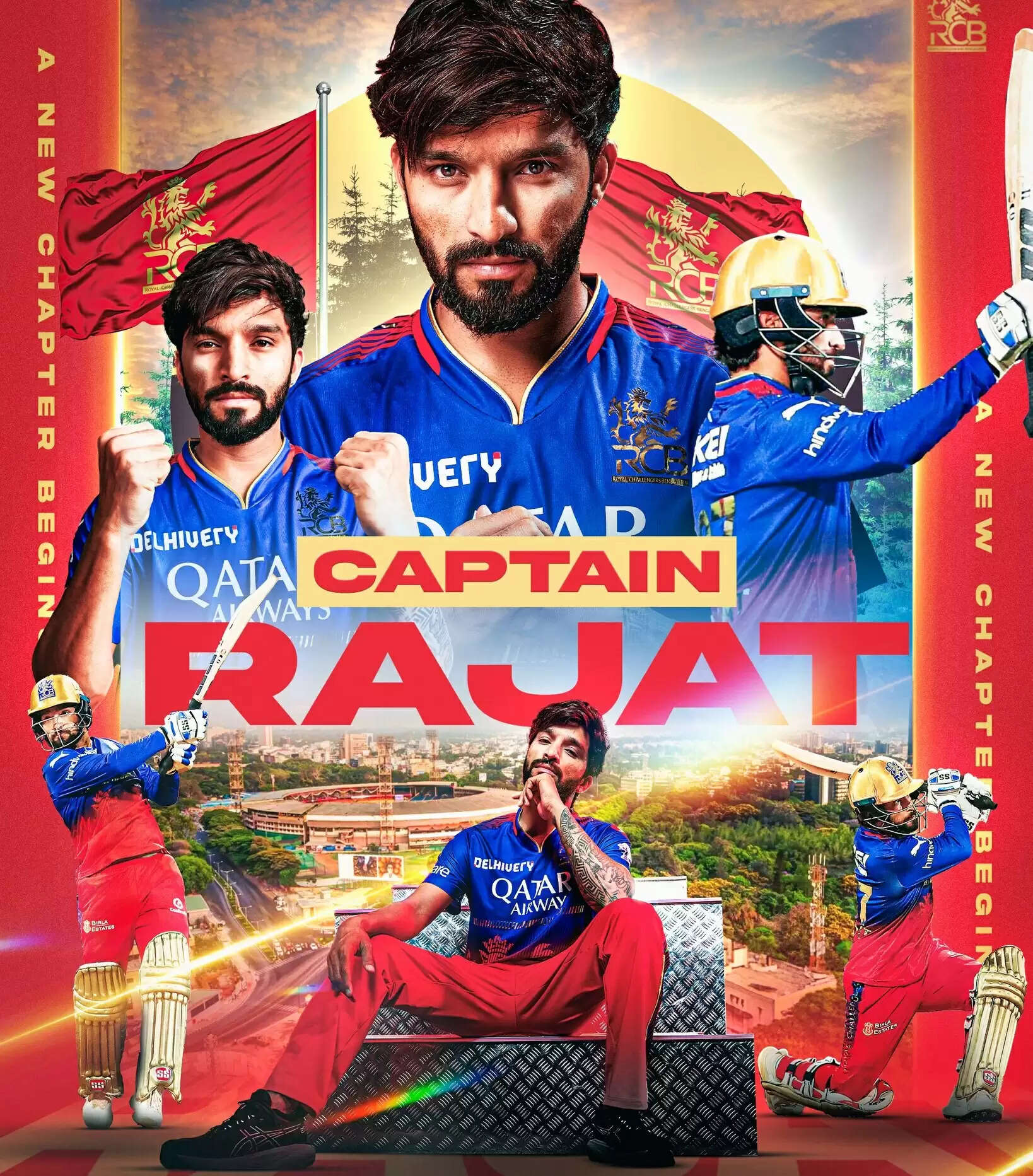 रजत पाटीदार&nbsp;बने&nbsp;आरसीबी&nbsp;के&nbsp;नए&nbsp;कप्तान&nbsp;