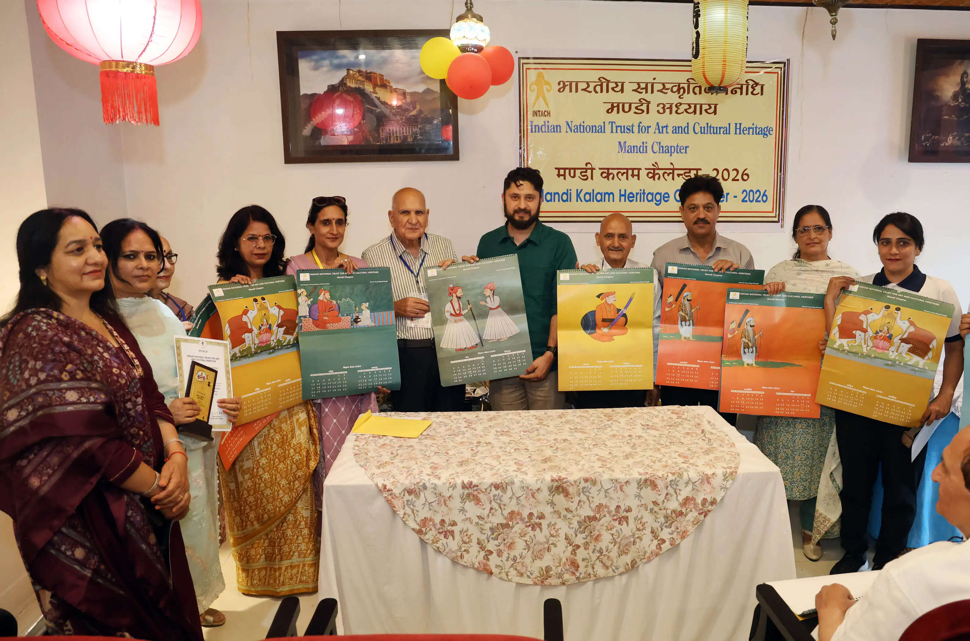 मंडी कलम को संरक्षित करने की ओर एक और कदमःविक्रम संवत 2083 कैलेंडर का विमोचन