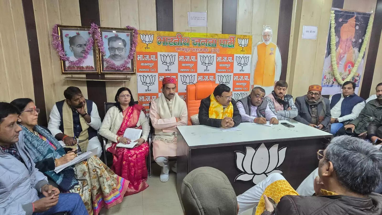 भाजपा प्रदेश अध्यक्ष के प्रथम आगमन पर कानपुर में ऐतिहासिक स्वागत की तैयारी