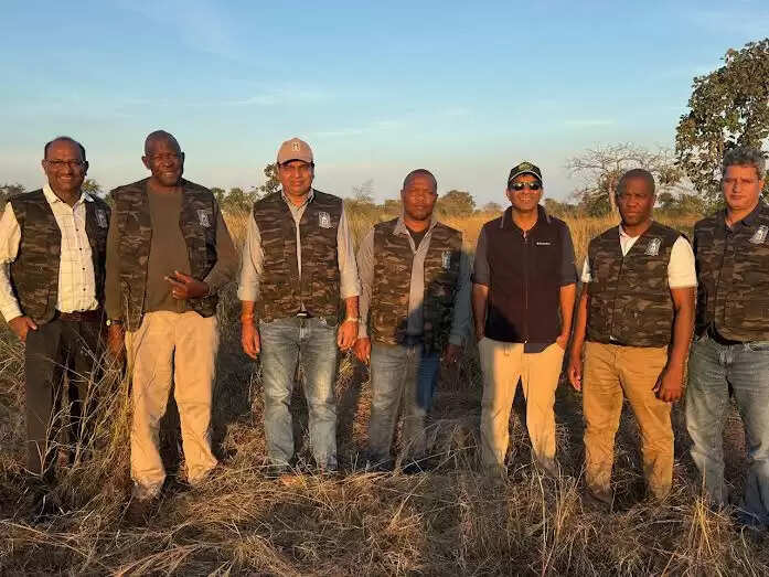 मंदसौरः बोत्सवाना प्रतिनिधिमंडल ने किया गांधी सागर अभयारण्य का भ्रमण, चीता प्रोजेक्ट की सराहना