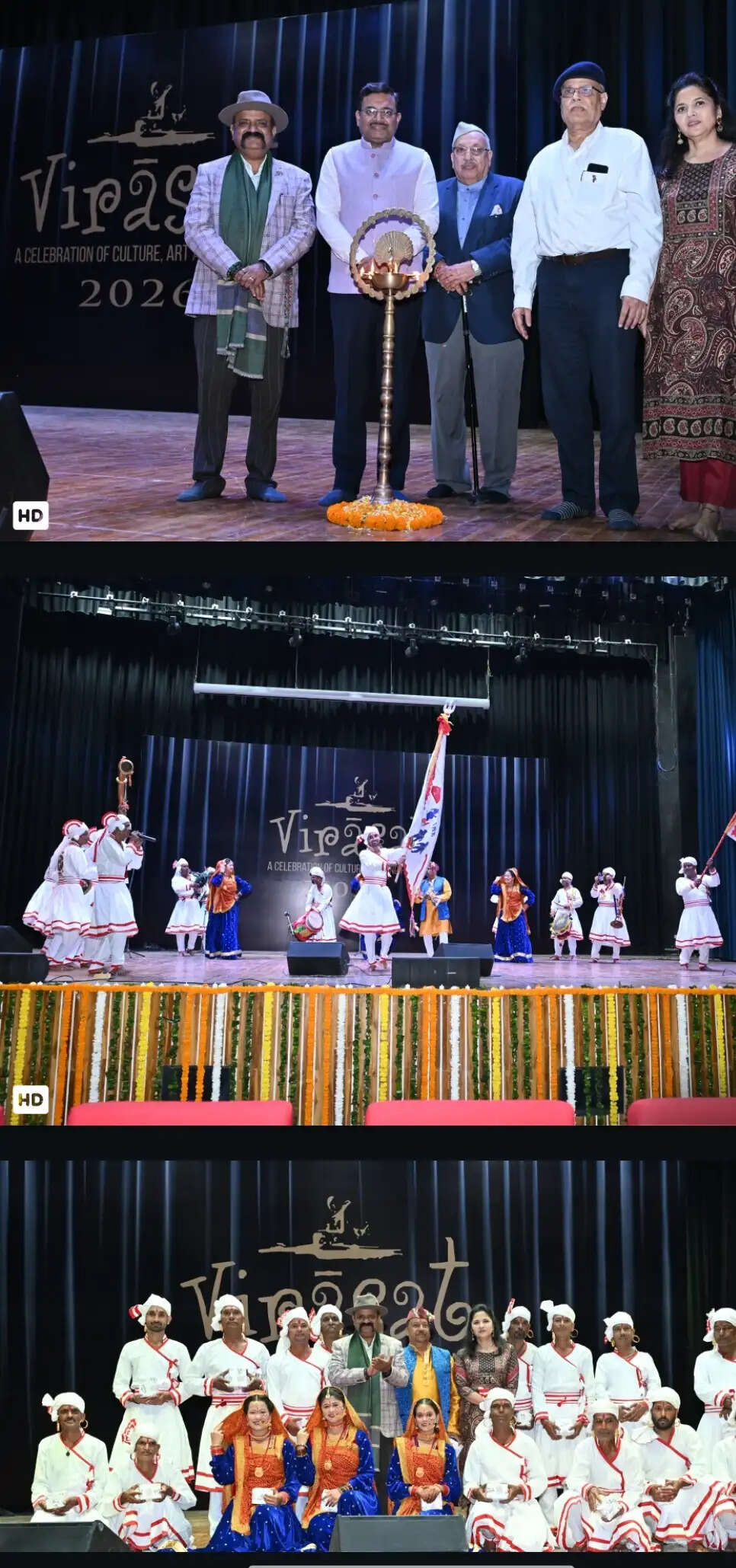 विरासत महोत्सव का आगाज, पंडित साजन मिश्रा के शास्त्रीय गायन ने बांधा समां