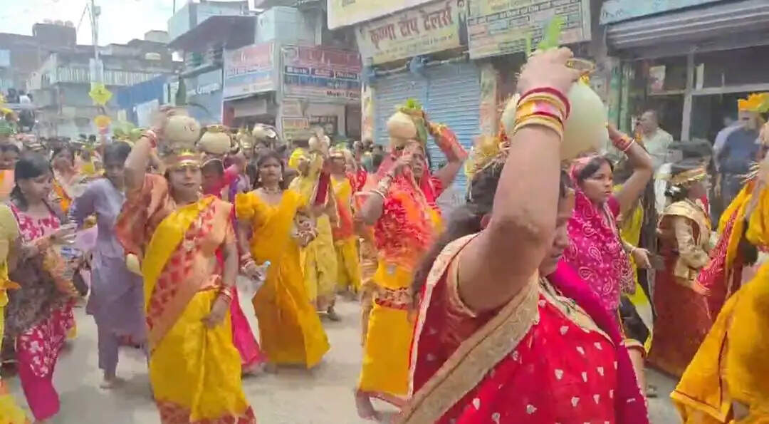 कलश शोभा यात्रा के साथ चंडी महायज्ञ की तैयारी पूरी