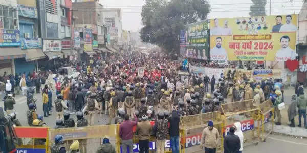 यमुनानगर: अतिथि अध्यापकों के धरने से जगाधरी बस स्टैंड चौक छावनी में हुआ तब्दील