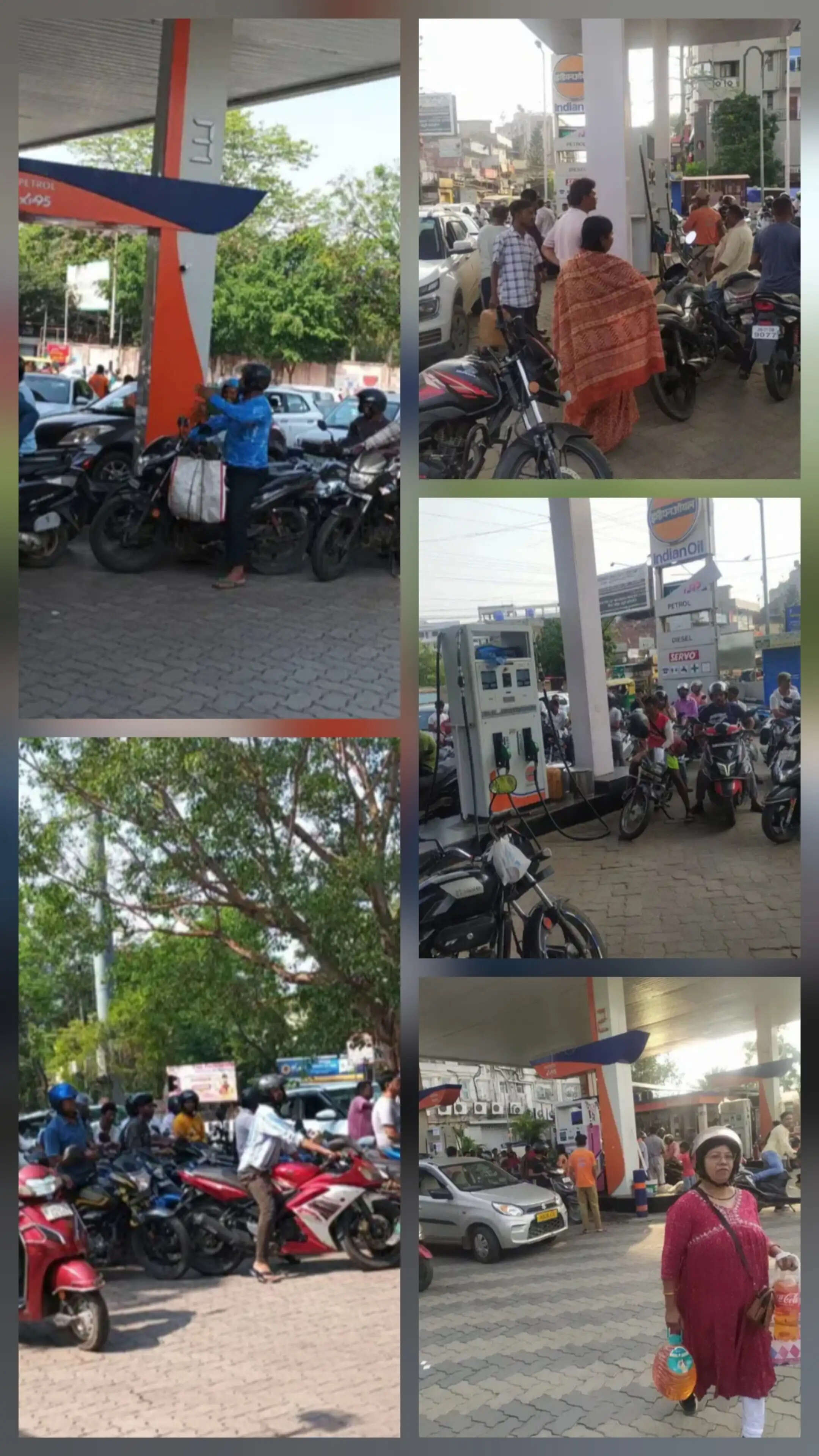 रांची में पेट्रोल-डीजल को लेकर अफरा-तफरी, पंपों पर लंबी कतारें, कई पंप हुए ड्राई