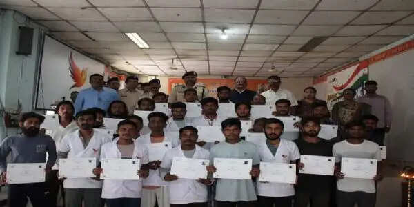 रायपुर : रायपुर जेल के 67 बंदियों को मिला कौशल प्रमाण-पत्र