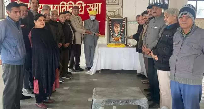 मेजर सोमनाथ शर्मा को उनकी 101वीं जयंती पर श्रद्धांजलि अर्पित की