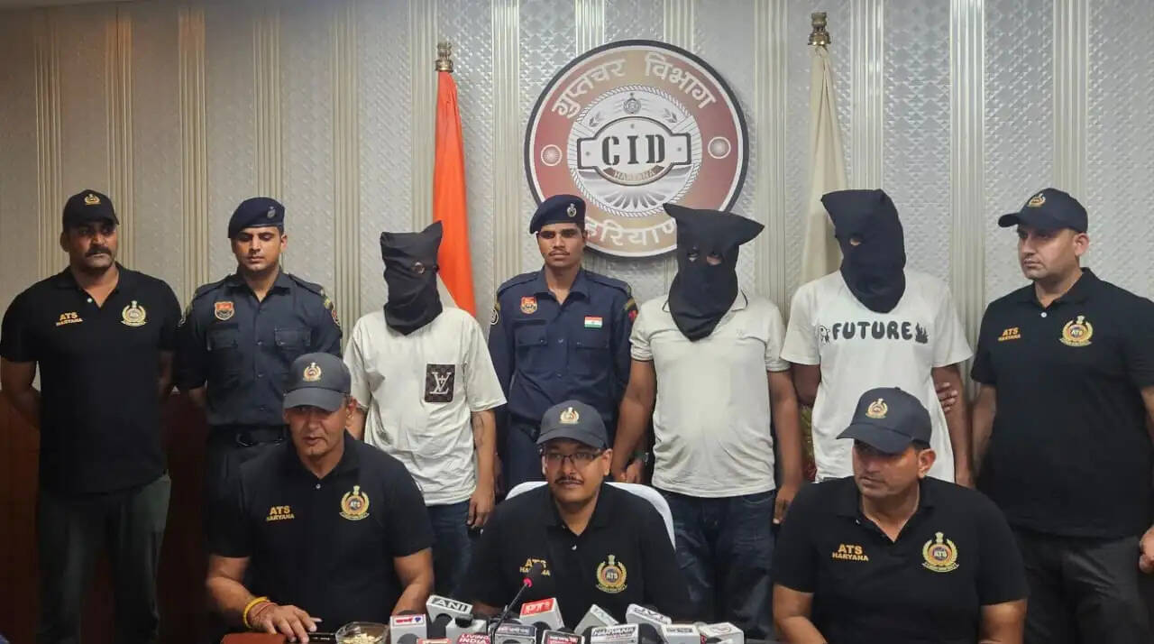 हरियाणा एटीएस ने अंतरराष्ट्रीय नार्को टेरर में सात को किया गिरफ्तार