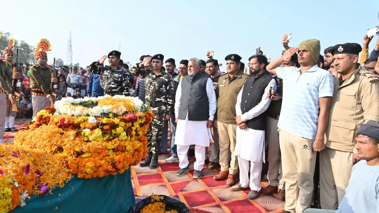 सिरसा: सशस्त्र सीमा बल के जवान सुरजीत पंचतत्व में विलीन