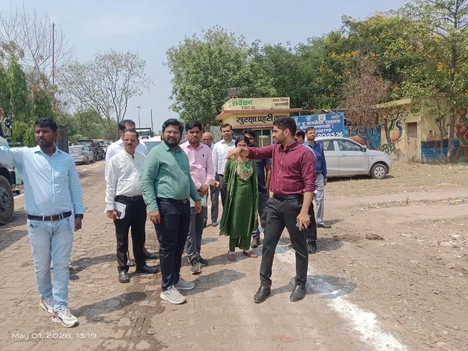 वाराणसी में करसड़ा सॉलिड वेस्ट प्रोसेसिंग प्लांट पर जाने वाली सड़क 06 फीट होगी ऊंची