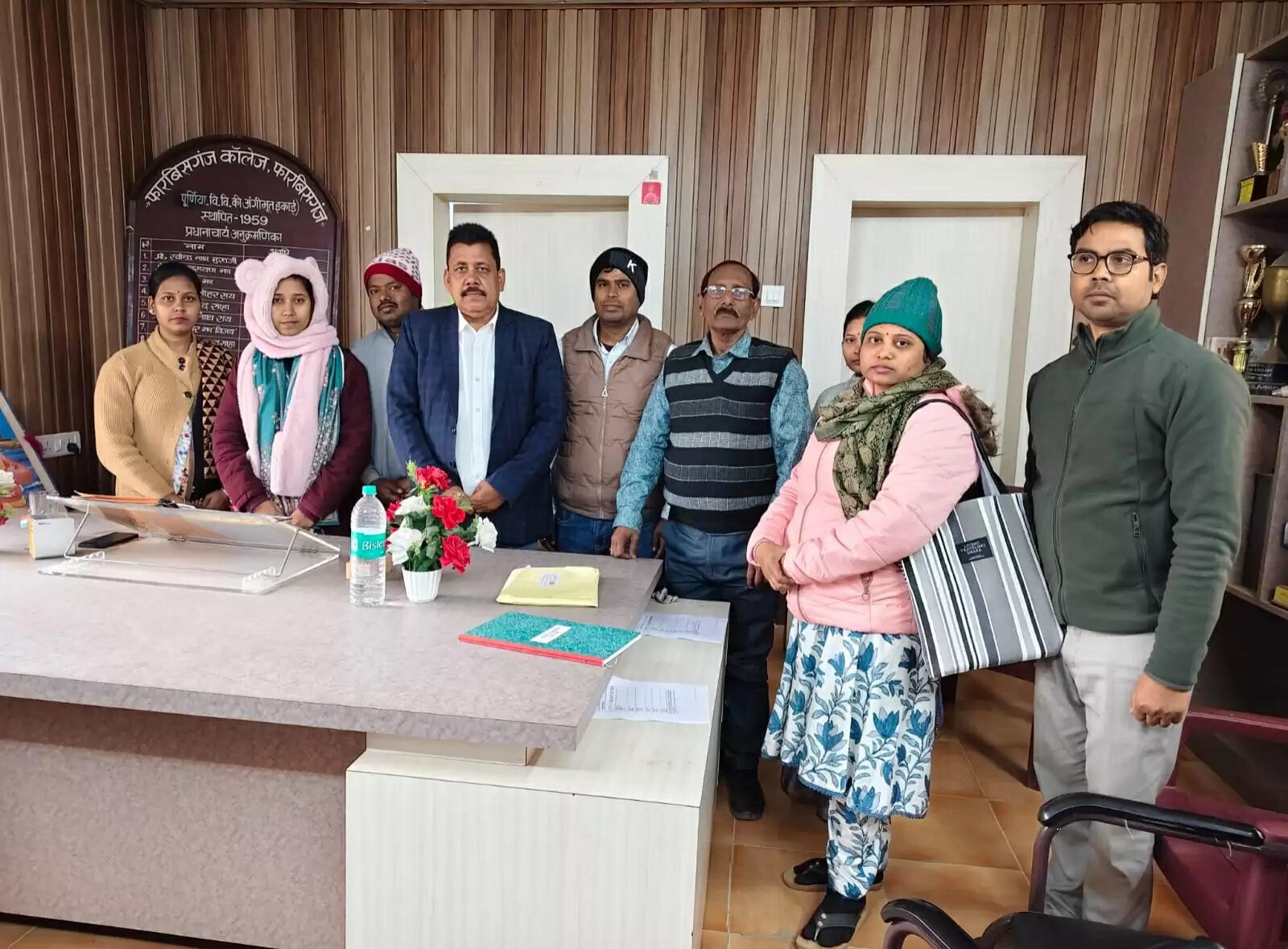 फारबिसगंज कॉलेज में एक दर्जन प्राध्यापकों की हुई नियुक्ति