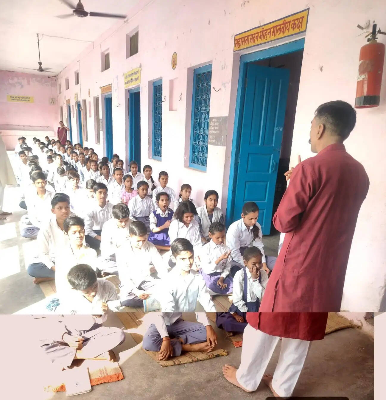 औरैया में योग दिवस की तैयारियां तेज, 700 विद्यार्थियों ने लिया स्वास्थ्य का संकल्प