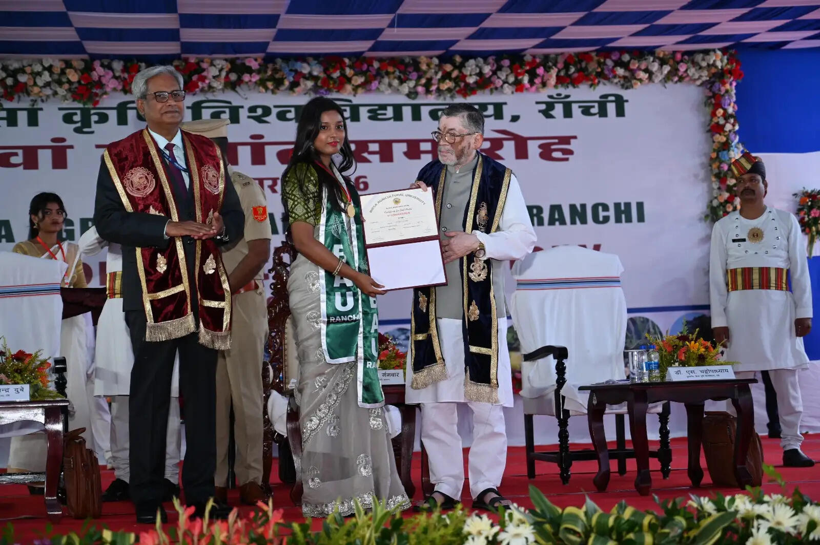 बीएयू के नौवें दीक्षांत समारोह में 11 विद्यार्थियों को मिला स्वर्ण पदक