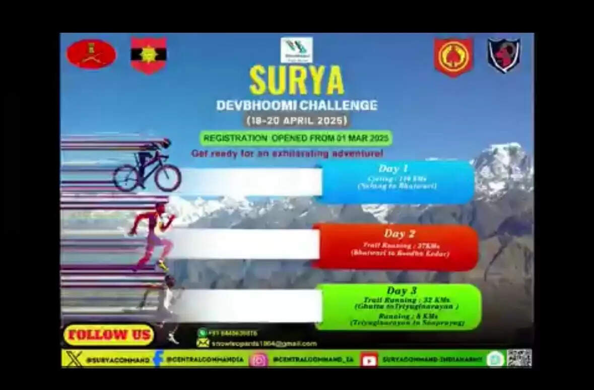 भारतीय सेना 18 को नेलांग से शुरू करेगी सूर्य देवभूमि चैलेंज की शुरुआत