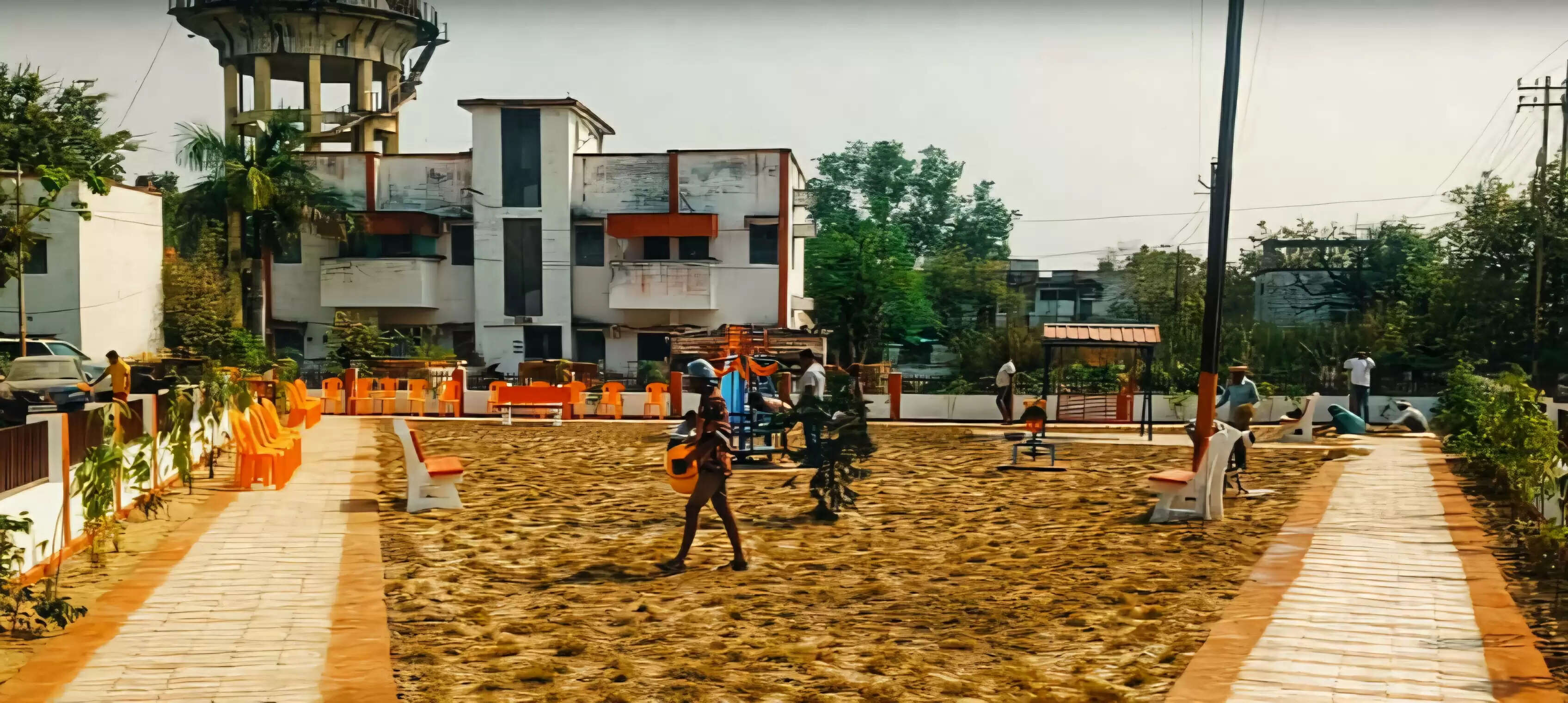 कृष्णानगर रेलवे कॉलोनी में बच्चों के लिए 'हरित पार्क' तैयार