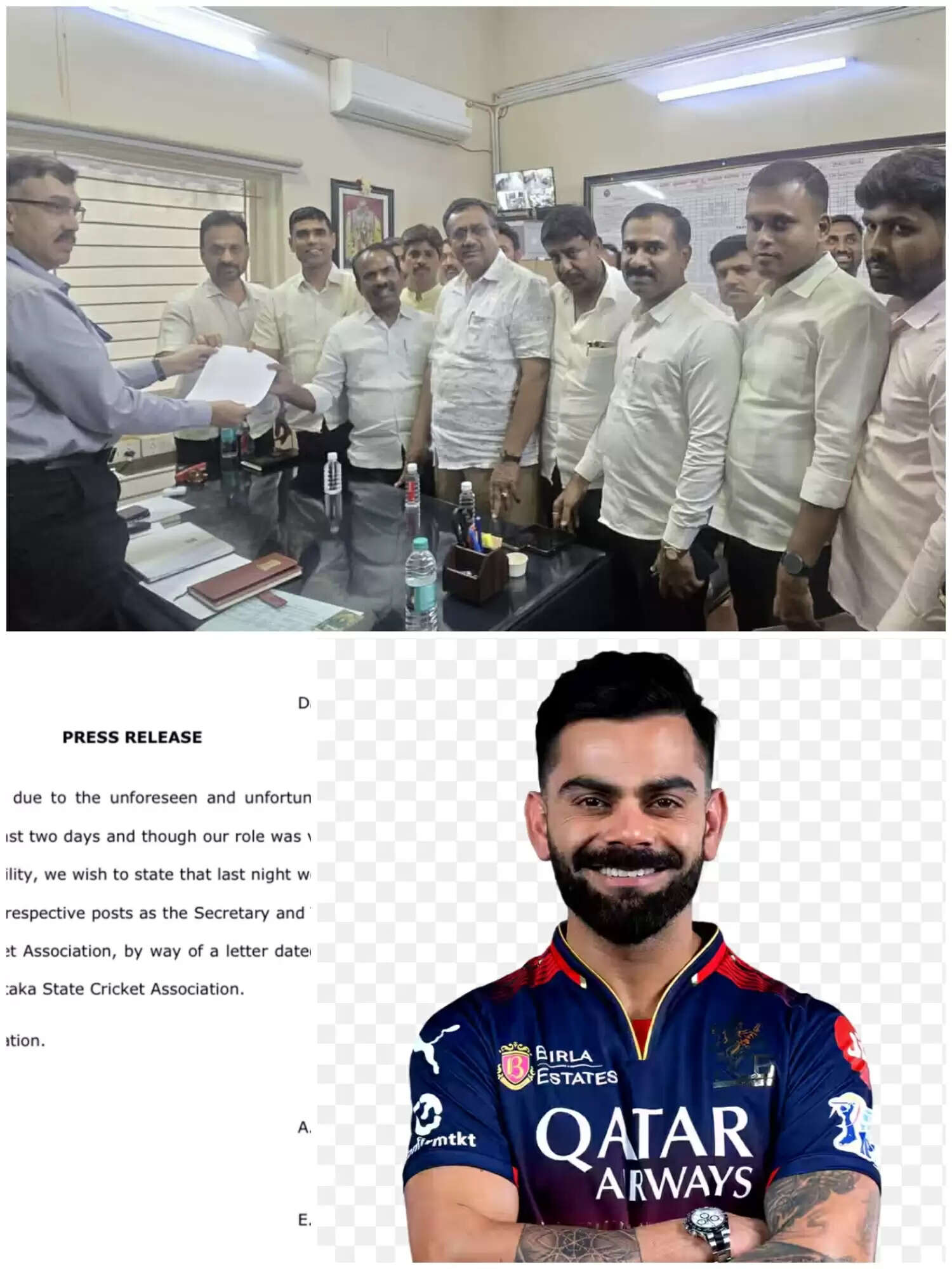 बेंगलुरु भगदड़ : केएससीए सचिव और कोषाध्यक्ष ने दिया इस्तीफा