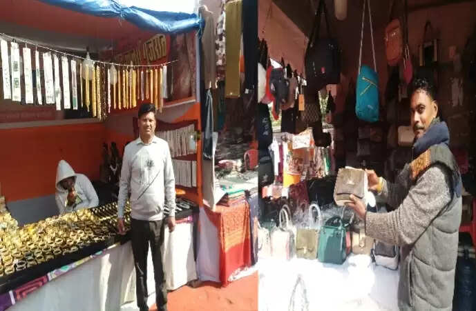 क्राफ्ट मेला के दुकानदारों ने ग्राहकों की गैर मौजूदगी पर जाहिर की पीड़ा
