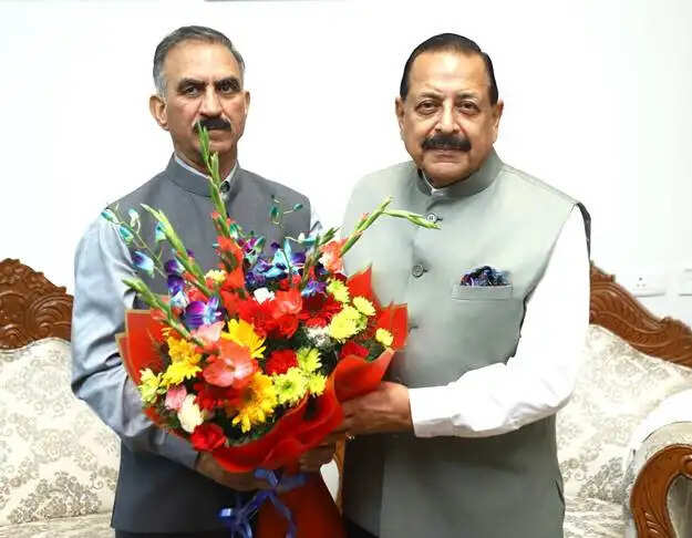 सुखविंदर सिंह सुक्खू की डॉ. जितेन्द्र सिंह से मुलाकात, लैवेंडर खेती एवं एस्ट्रो-टूरिज्म पर हुई चर्चा