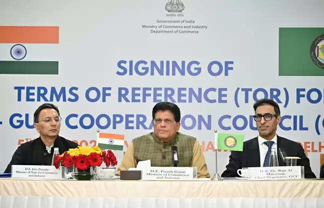 भारत-जीसीसी की एफटीए पर बातचीत शुरू करने के लिए नियम-शर्तों पर हुए हस्ताक्षर