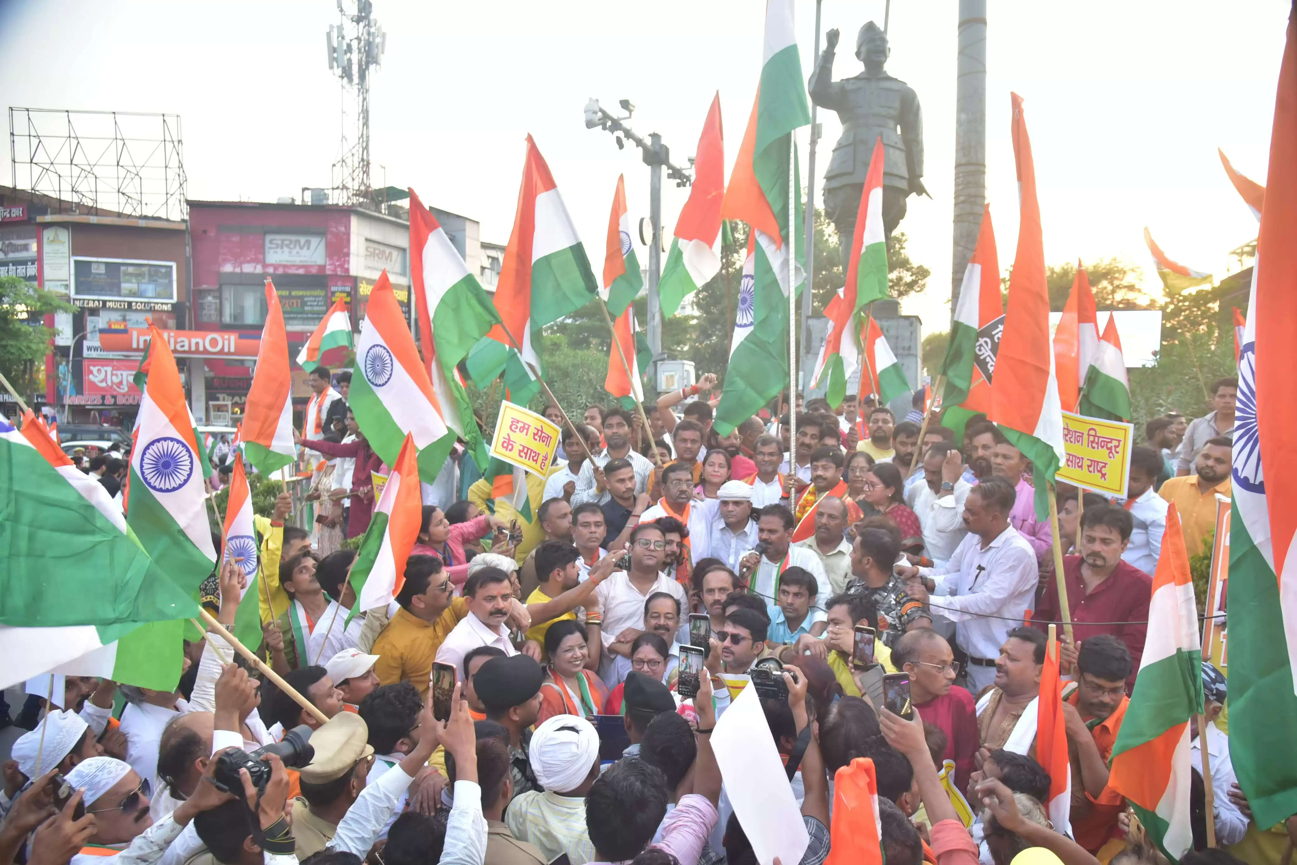 भारतीय सेना ने पाकिस्तान के आतंकी अड्डों को मिट्टी में मिला दियाः नन्दी