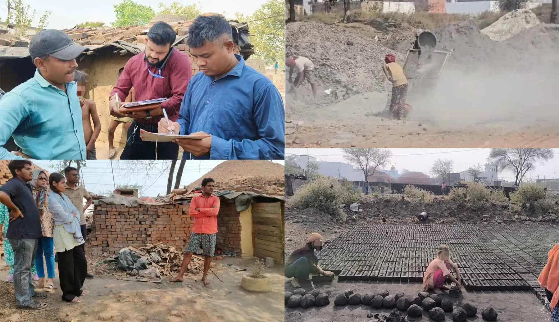 रायपुर के बीरगांव ईंट भट्टी पर छापा, तीन नाबालिग बच्चियों का रेस्क्यू