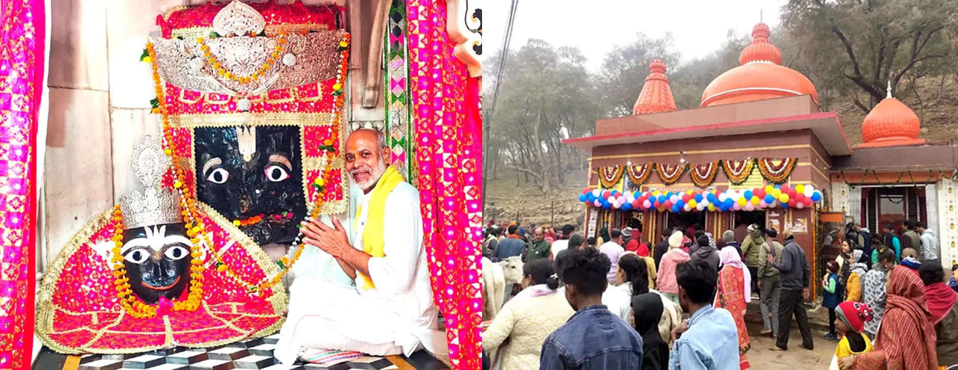 मनोकामनाओं के पूरक भगवान कामतानाथ के दर्शन कर लाखों श्रद्धालुओं ने किया नूतन वर्ष का स्वागत