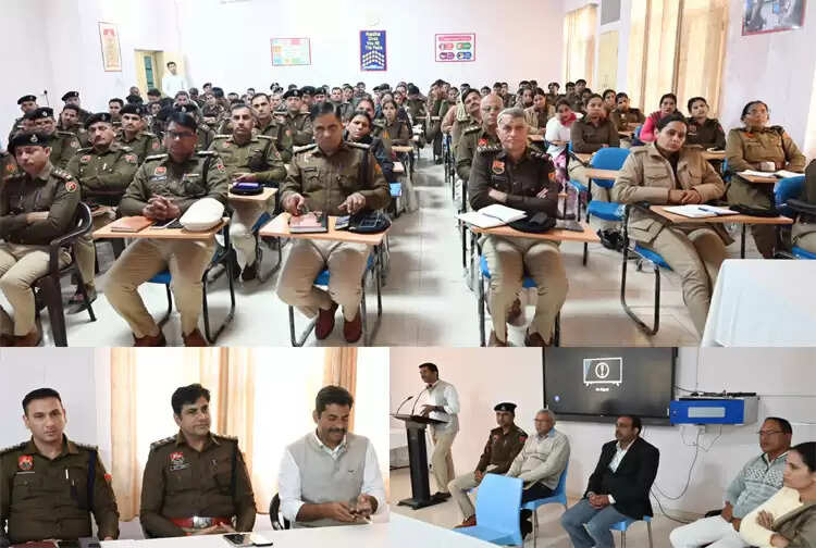 सोनीपत पुलिस कर्मियों को सीन ऑफ क्राइम,फिंगरप्रिंट पहचान प्रणाली पर दी जानकारी  