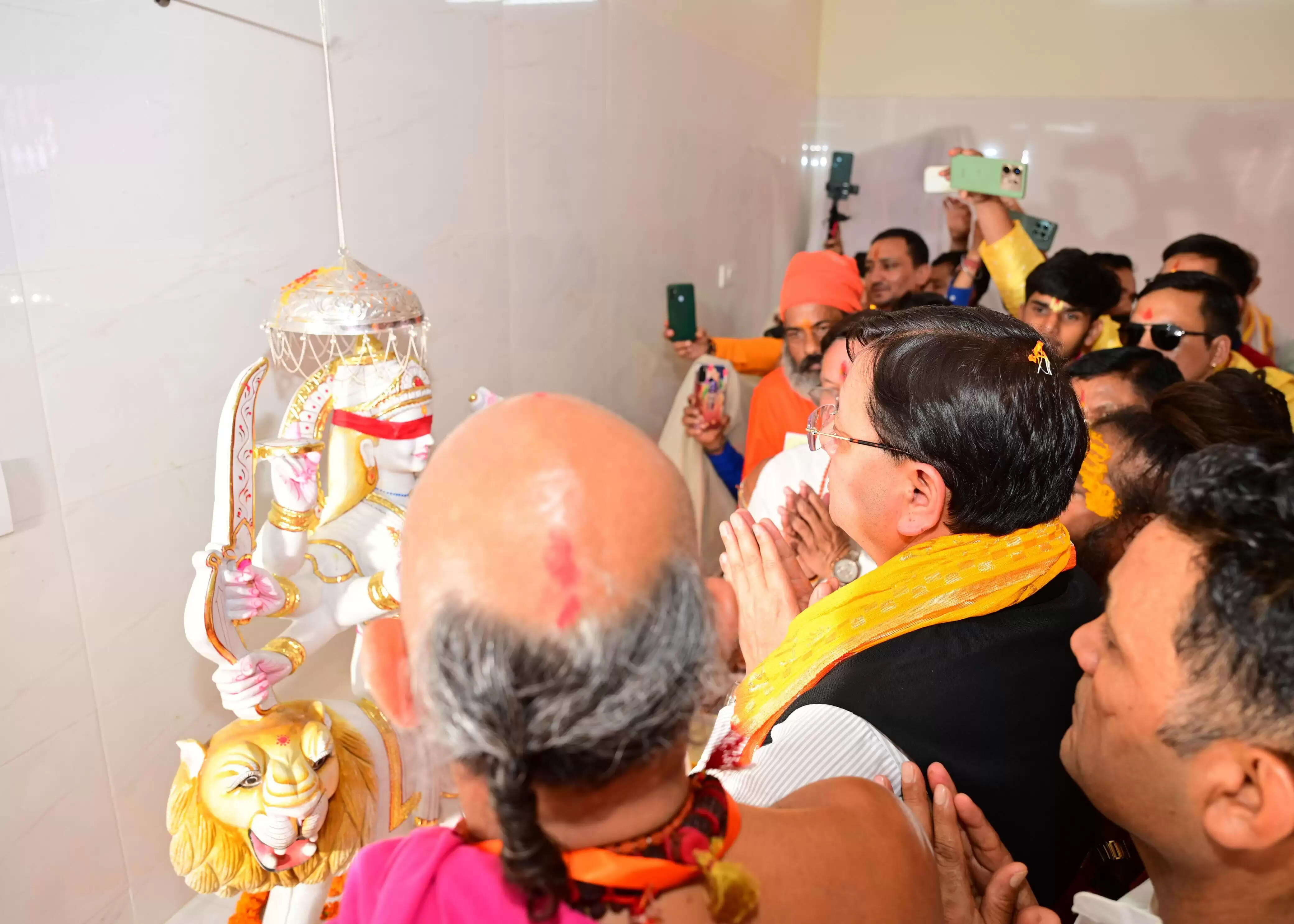 मुख्यमंत्री ने कालू सिद्ध मंदिर में की पूजा-अर्चना,बोले-आध्यात्मिक व सांस्कृतिक विरासत को संरक्षित करना सरकार की प्राथमिकता