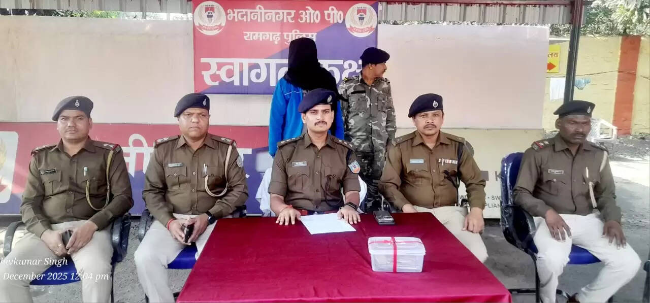 रेलवे साइडिंग में फायरिंग करने वाला अपराधी पिस्तौल के साथ गिरफ्तार