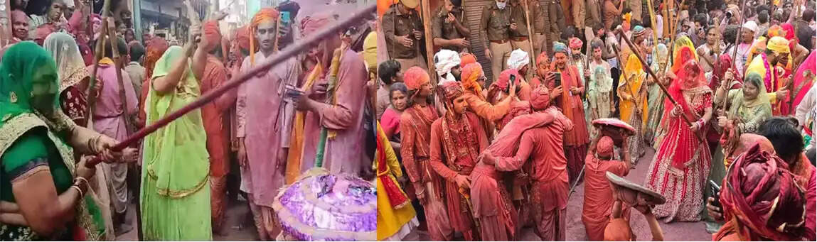 बरसाना में दिखा भक्ति, प्रेम और रंग का अद्भुत संगम, उमड़ा श्रद्धालुओं का सैलाब