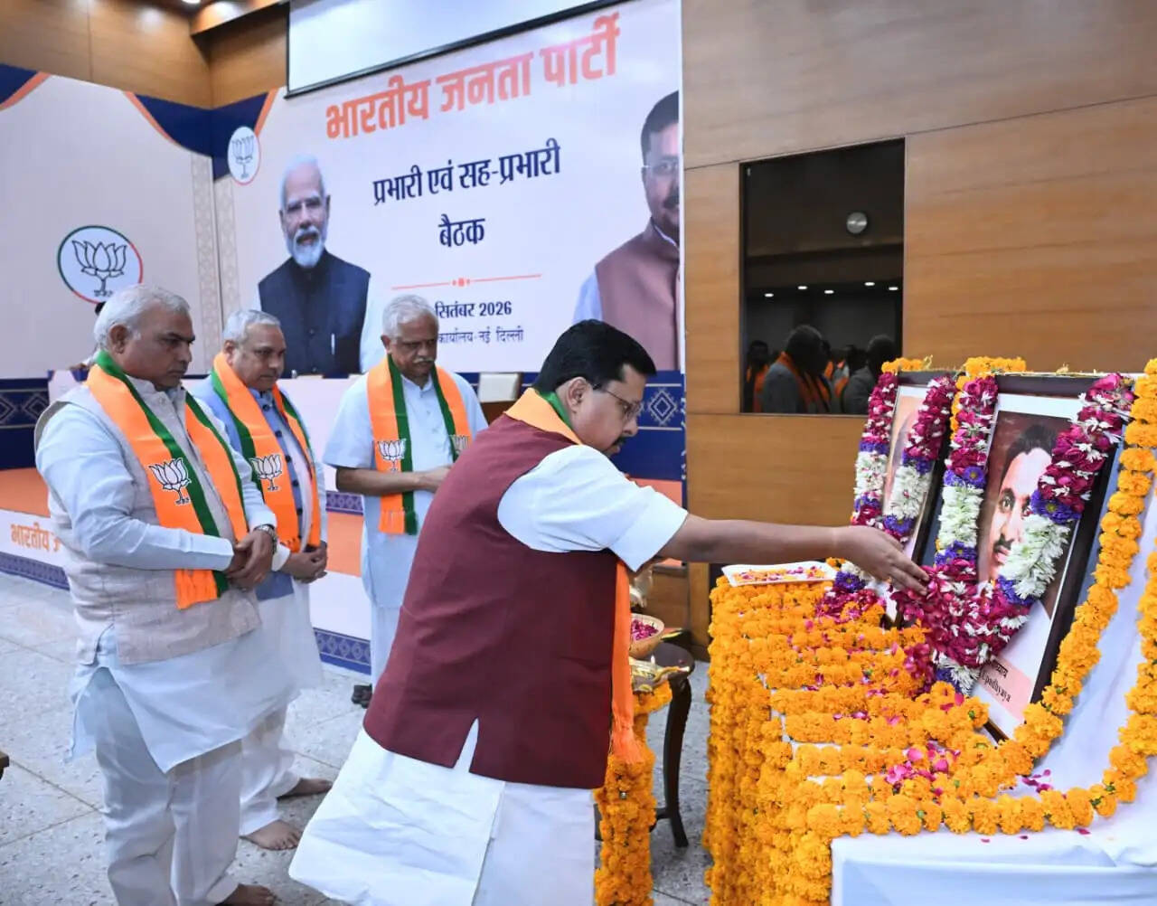 नितिन नवीन की अध्यक्षता में भाजपा की बड़ी संगठनात्मक बैठक, विपक्षी नैरेटिव का जवाब देने की बनी रणनीति